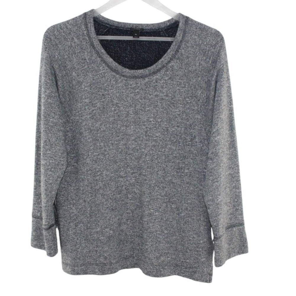 J. Crew Sweatshirt Crewneck Raglan Sleeve XL Grey 04811